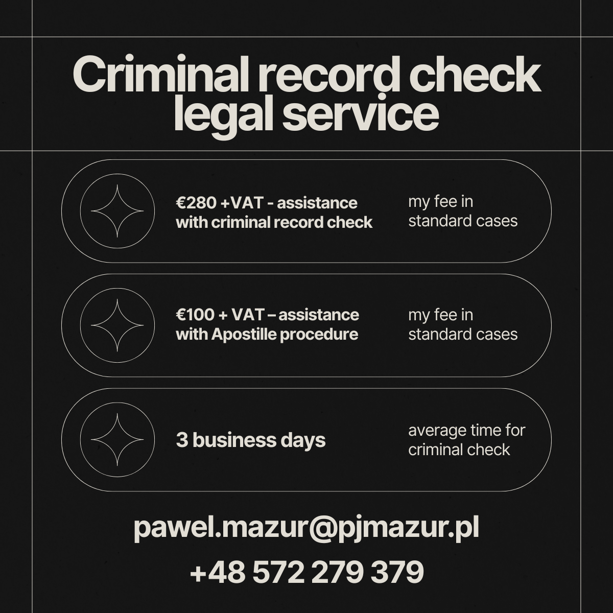 criminal check in Poland